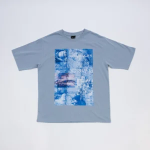 二人称展 Tシャツ C Blue Gray